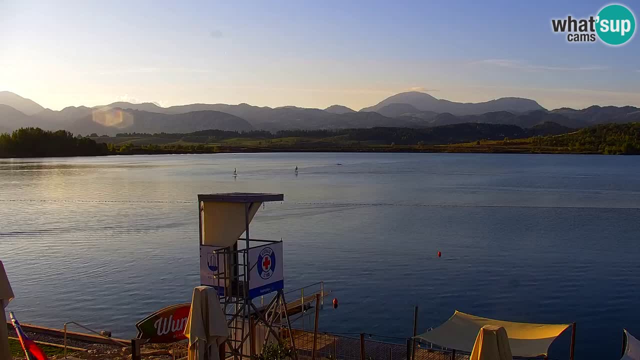 Webcam lago Velenje – Vista en directo desde Velenje Beach
