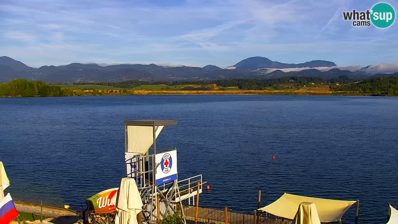 Web kamera Velenjsko jezero – Plaža Velenje uživo