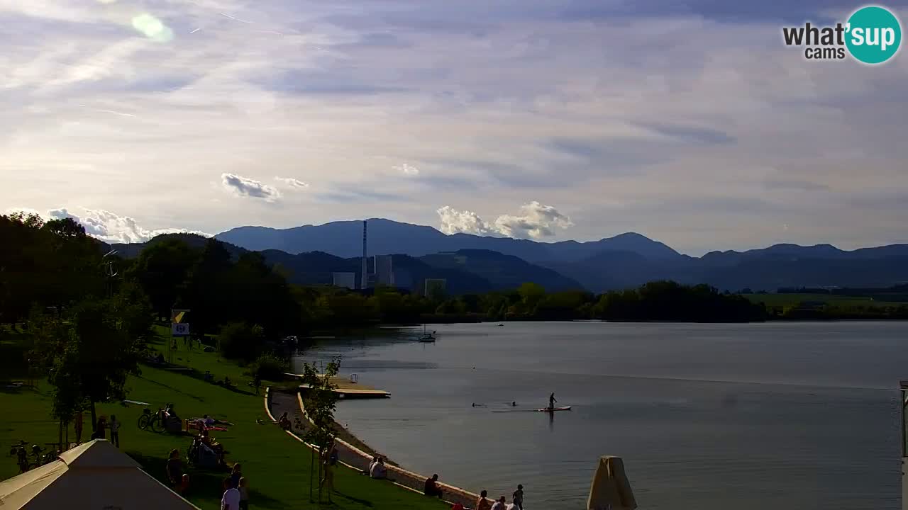 Webcam lac de Velenje – Vue en direct depuis Velenje Beach