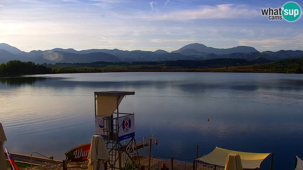 Webcam Lago di Velenje – Spiaggia di Velenje in diretta