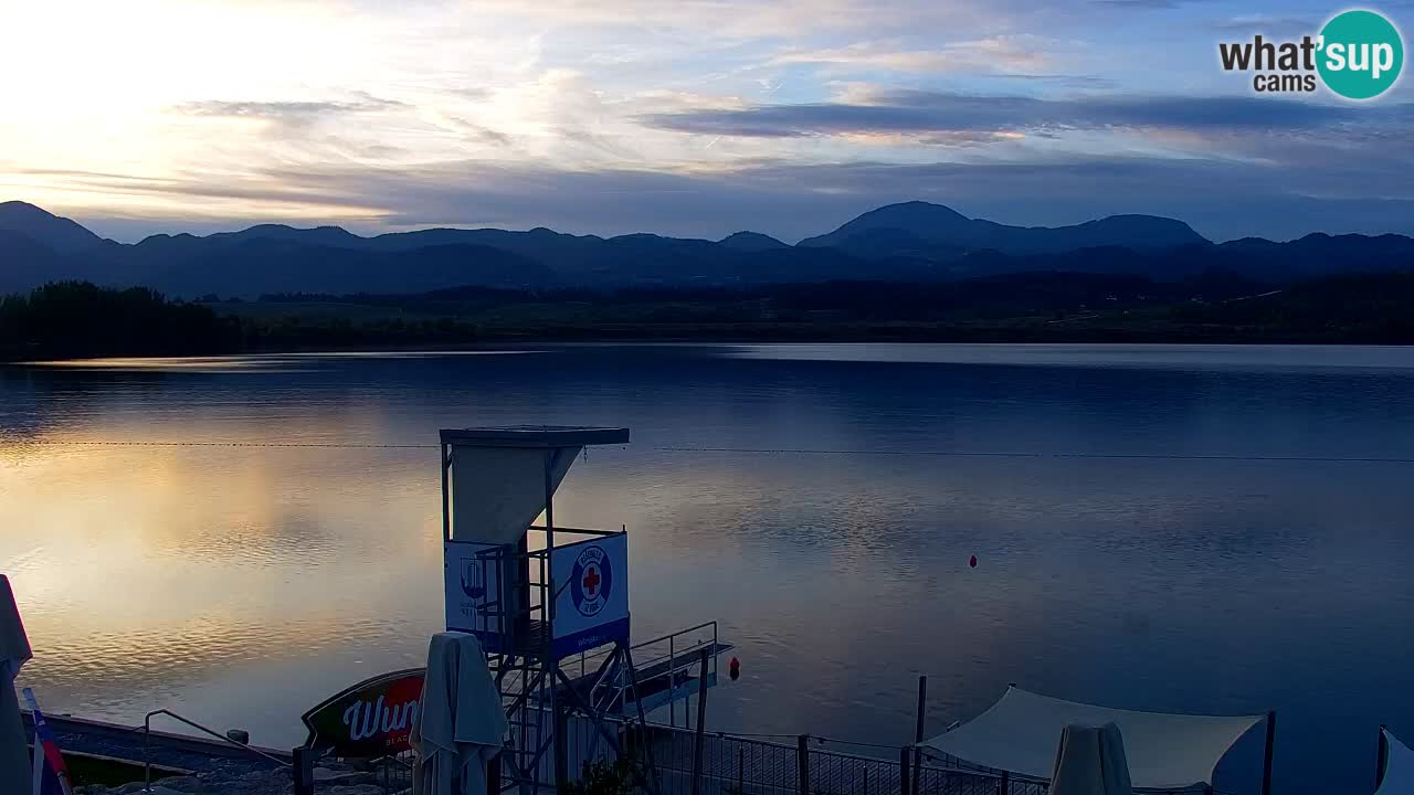 Webcam lago Velenje – Vista en directo desde Velenje Beach