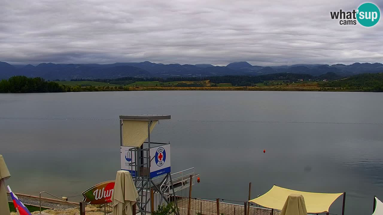 Web kamera Velenjsko jezero – Plaža Velenje uživo