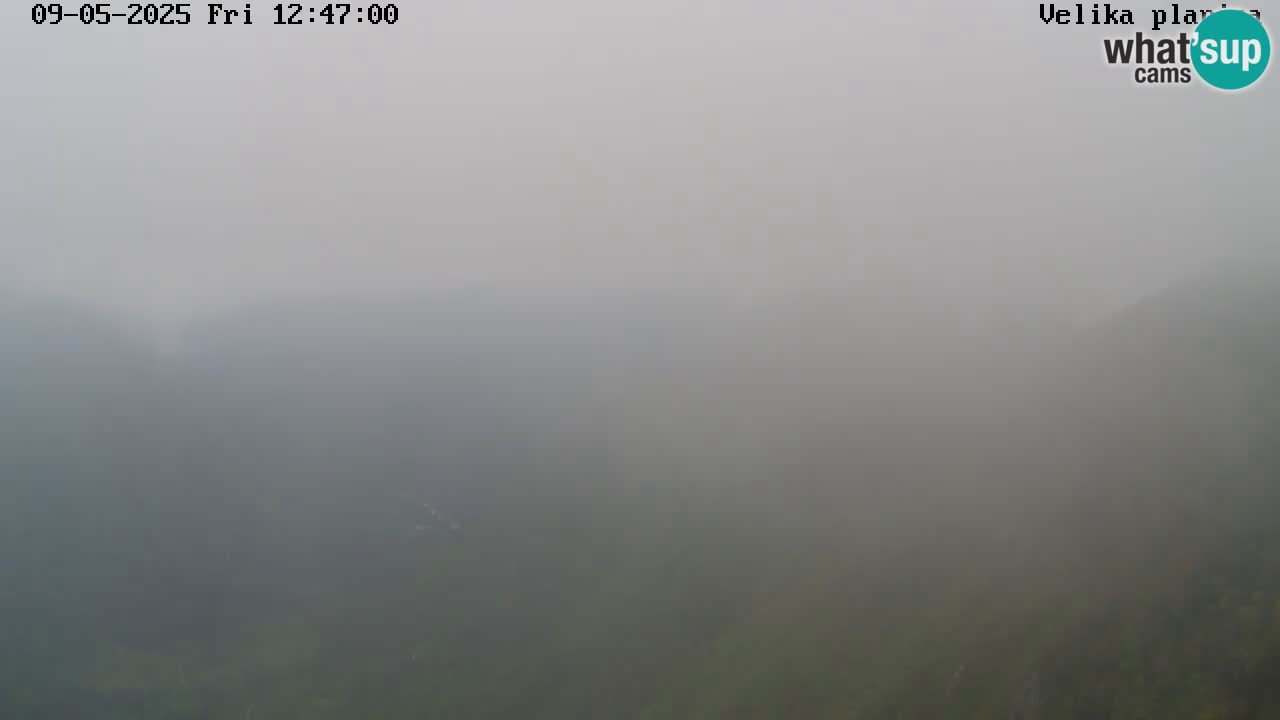Valle Kamniška Bistrica | webcam Velika Planina