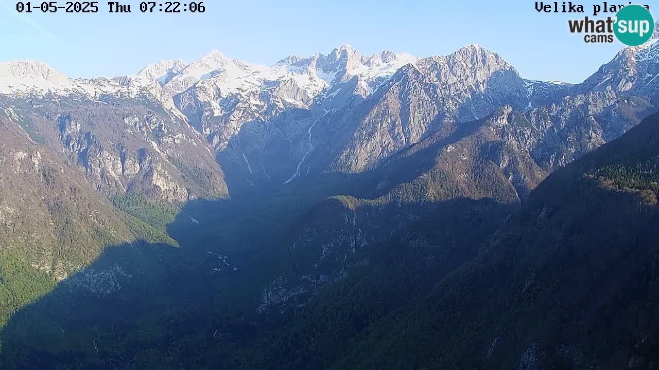 Valley Kamniške Bistrice | Webcam live Velika Planina