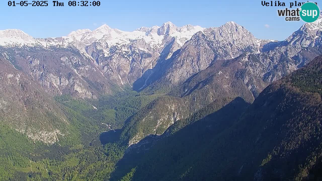 Valley Kamniške Bistrice | Webcam live Velika Planina