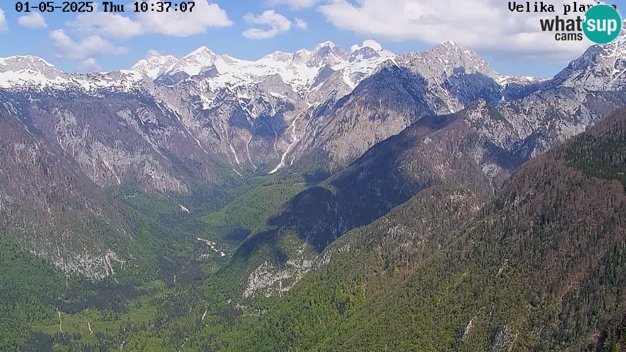 Dolina Kamniške Bistrice | Velika Planina web kamera