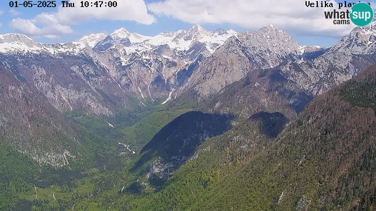 Valley Kamniške Bistrice | Webcam live Velika Planina