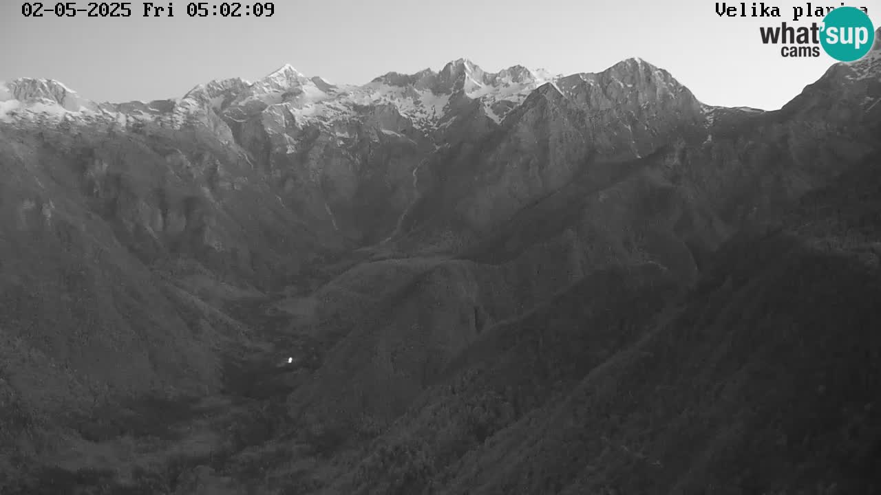 Valley Kamniške Bistrice | Webcam live Velika Planina