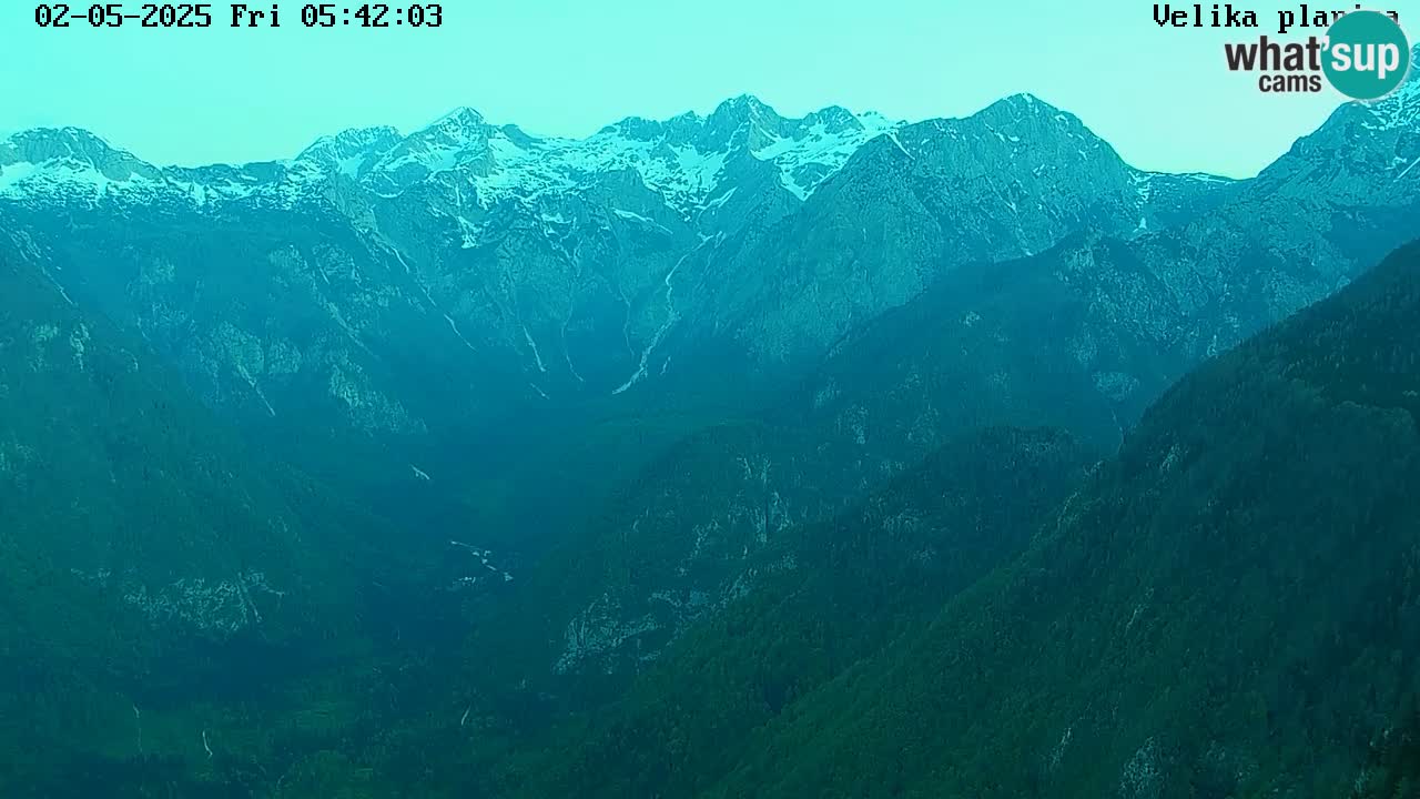 Valley Kamniške Bistrice | Webcam live Velika Planina