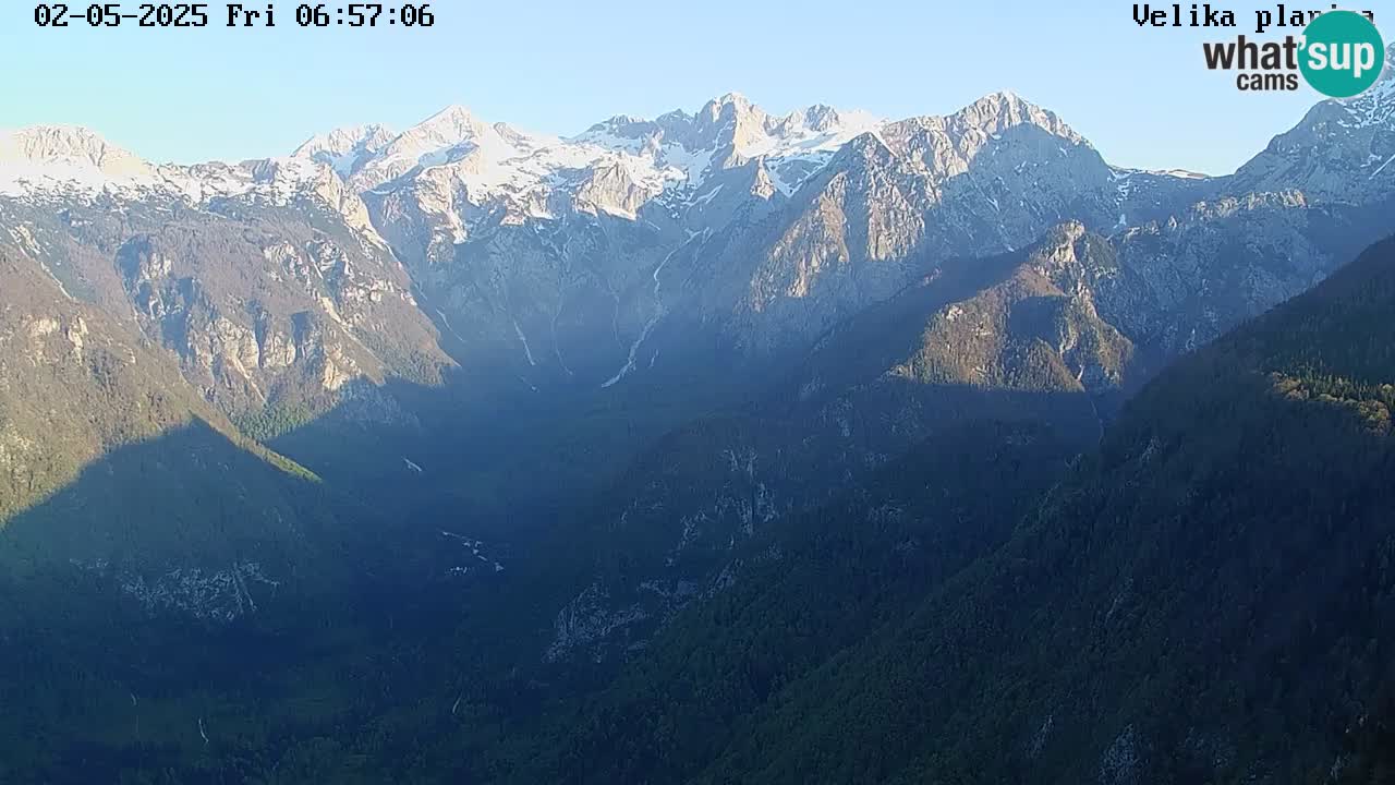 Valley Kamniške Bistrice | Webcam live Velika Planina