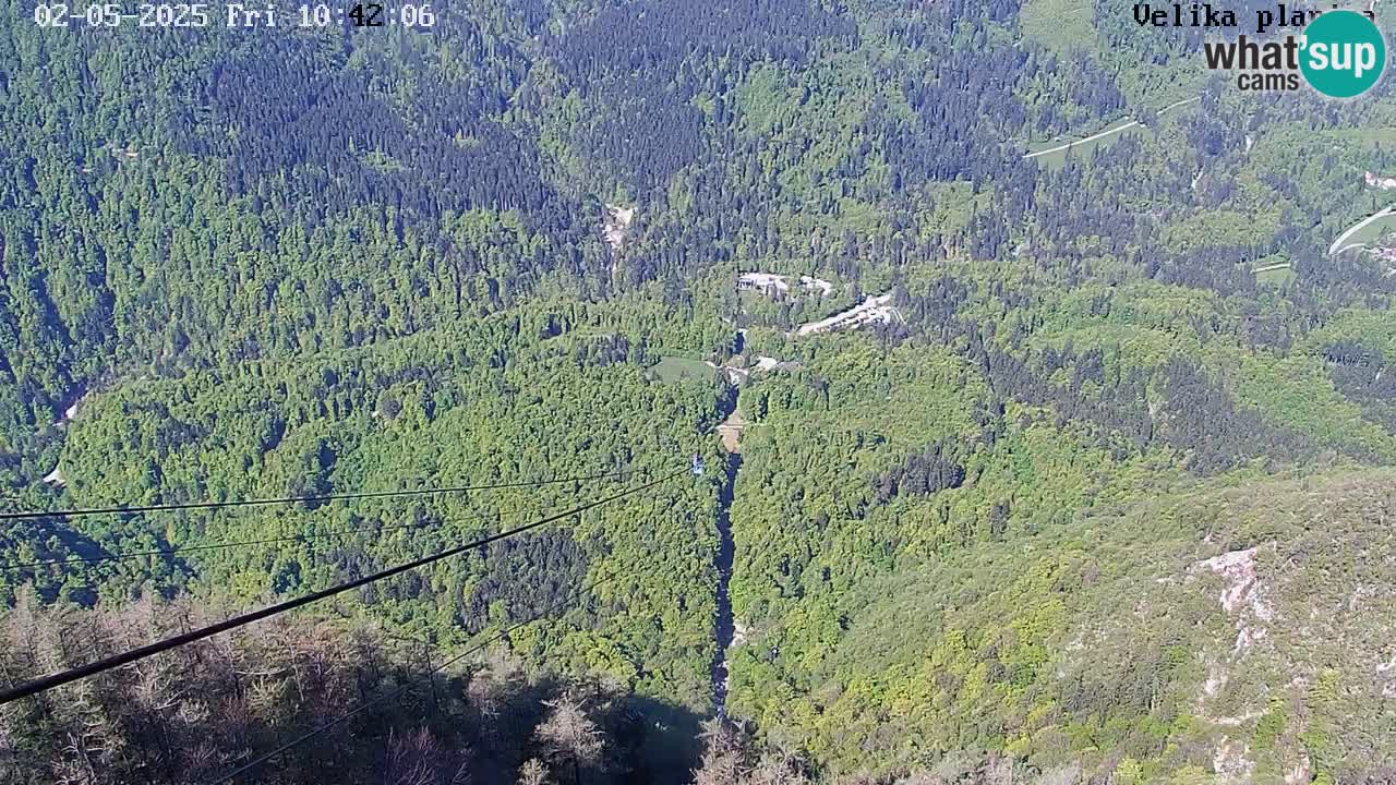 Valle Kamniška Bistrica | webcam Velika Planina