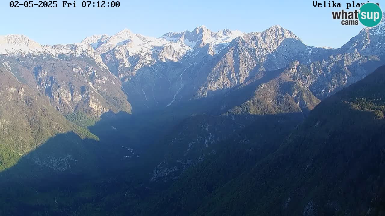 Dolina Kamniške Bistrice | Velika Planina web kamera