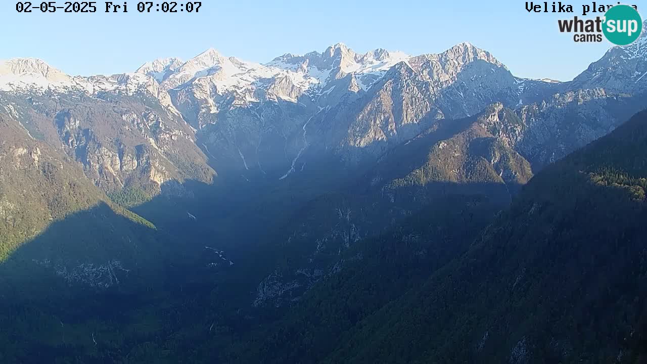 Vallée Kamniška Bistrica | webcam Velika Planina