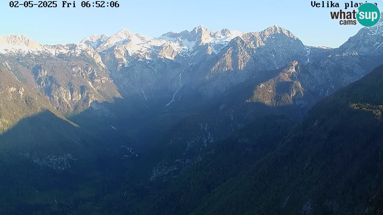 Valle Kamniška Bistrica | Webcam Velika Planina