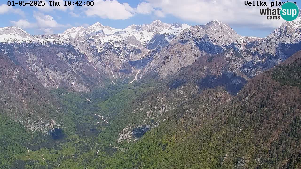 Valley Kamniške Bistrice | Webcam live Velika Planina