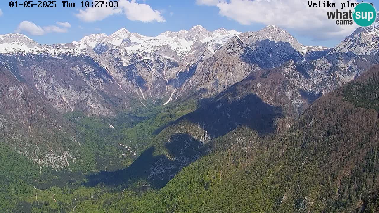 Vallée Kamniška Bistrica | webcam Velika Planina