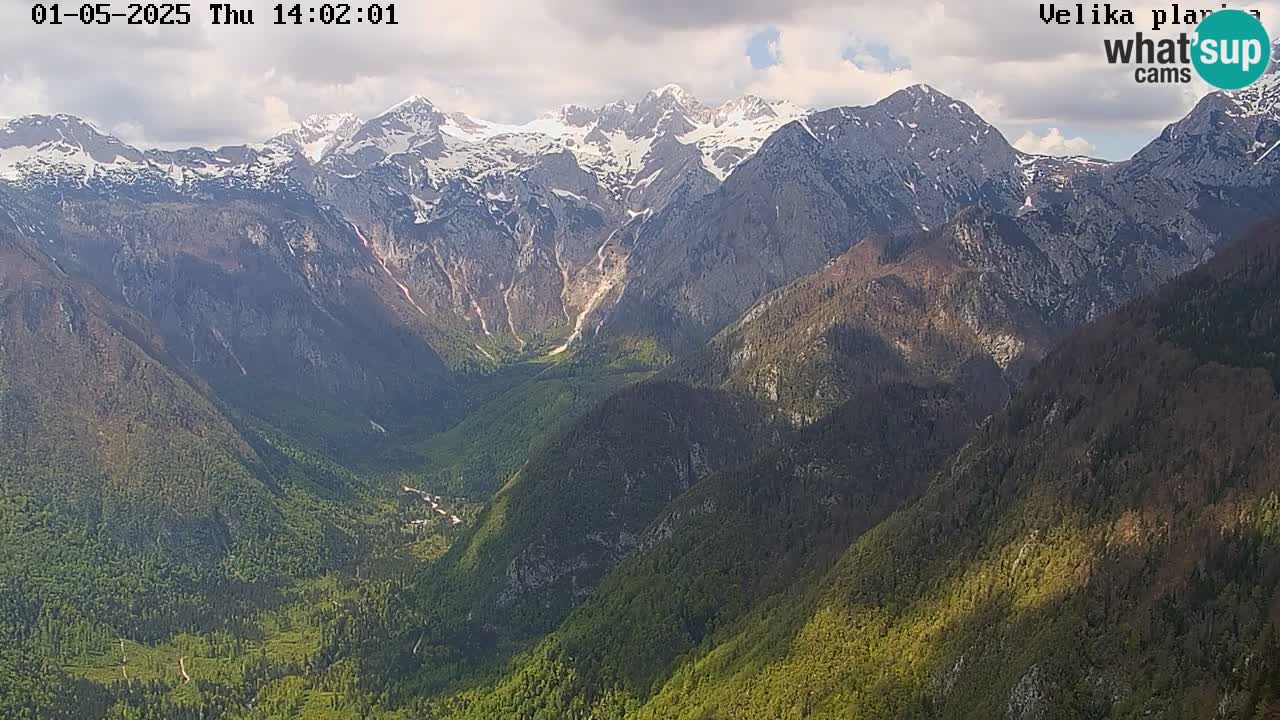 Kamniška-Bistrica Tals | Webcam Velika Planina