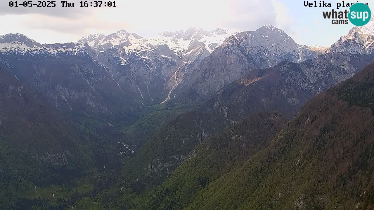 Kamniška-Bistrica Tals | Webcam Velika Planina