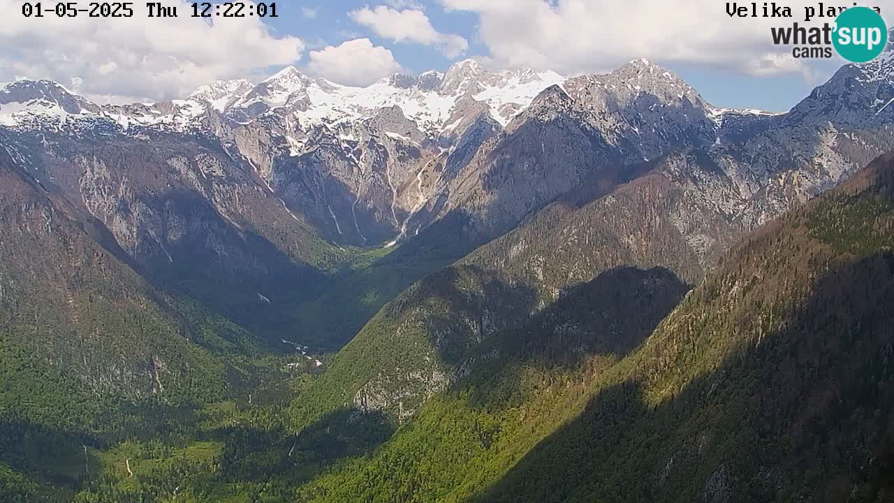 Dolina Kamniške Bistrice | Velika Planina web kamera