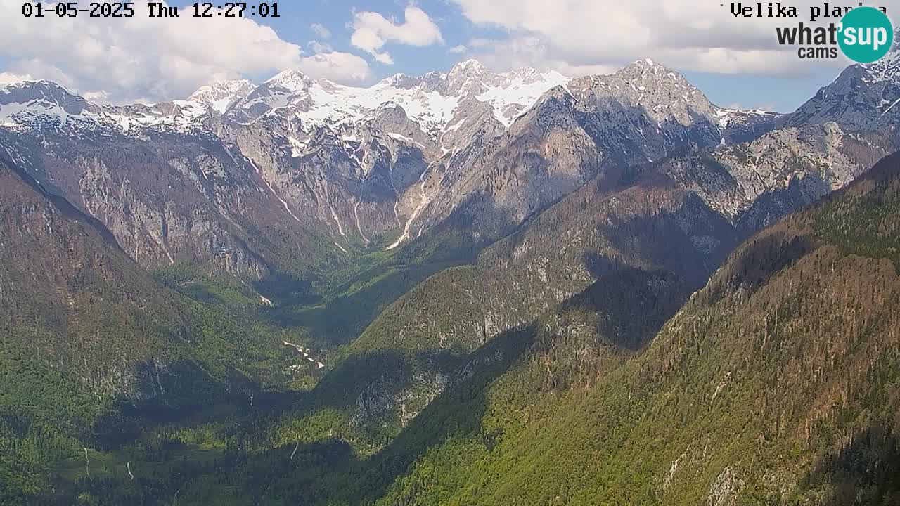 Valley Kamniške Bistrice | Webcam live Velika Planina