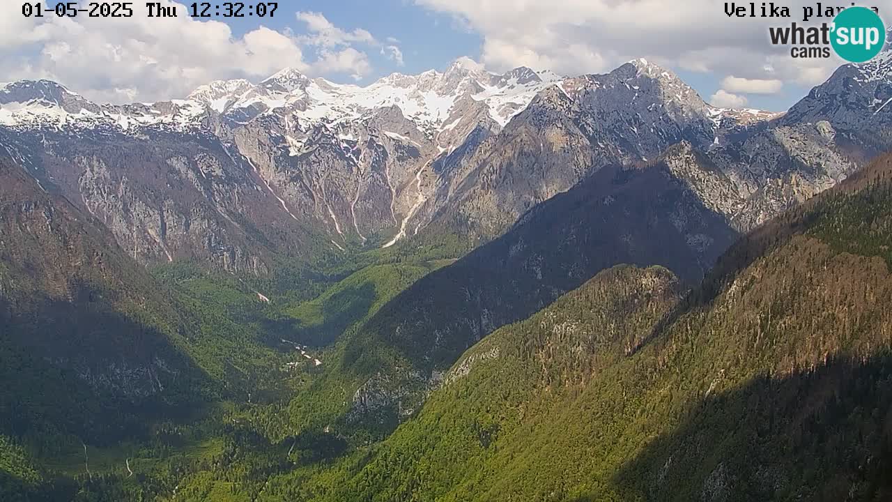 Dolina Kamniške Bistrice | Velika Planina web kamera