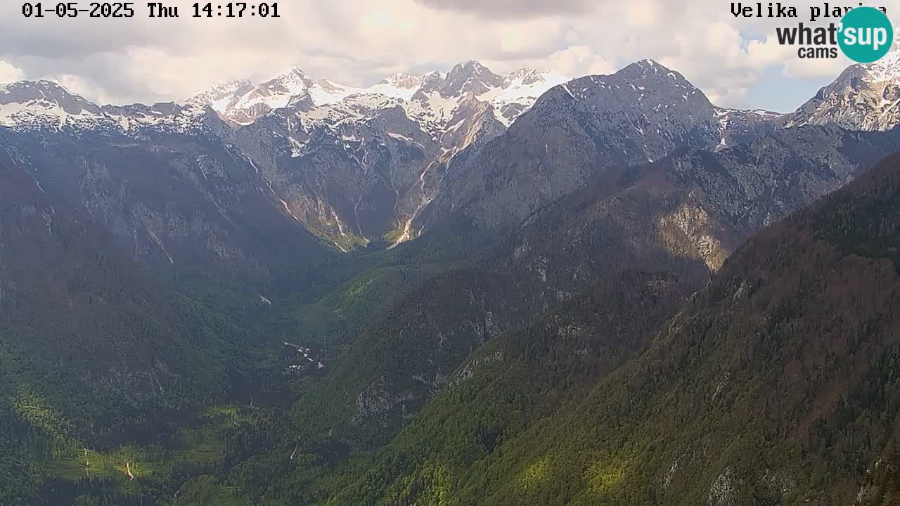 Vallée Kamniška Bistrica | webcam Velika Planina