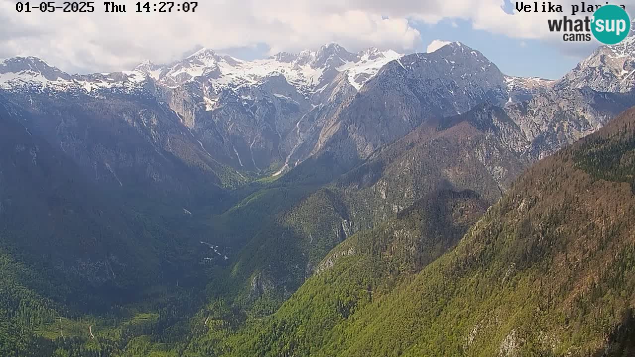 Vallée Kamniška Bistrica | webcam Velika Planina