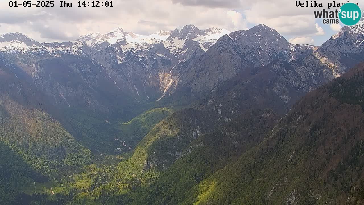 Valley Kamniške Bistrice | Webcam live Velika Planina