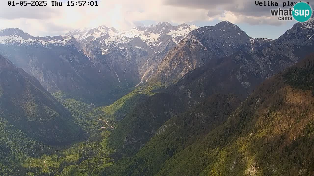 Valley Kamniške Bistrice | Webcam live Velika Planina