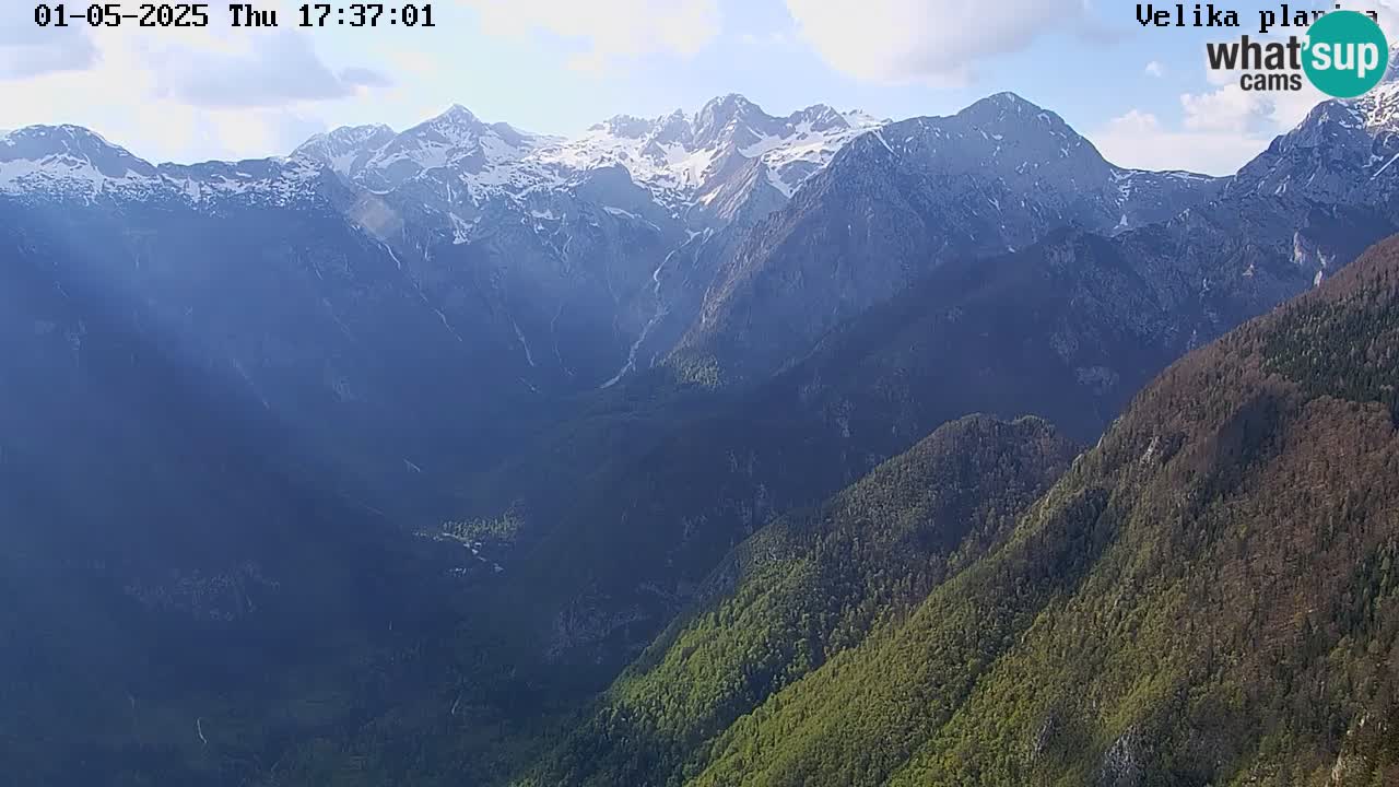 Vallée Kamniška Bistrica | webcam Velika Planina
