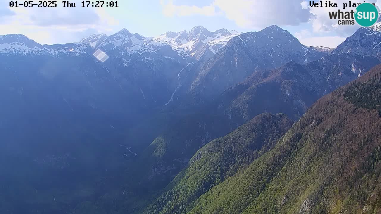 Dolina Kamniške Bistrice | Velika Planina web kamera