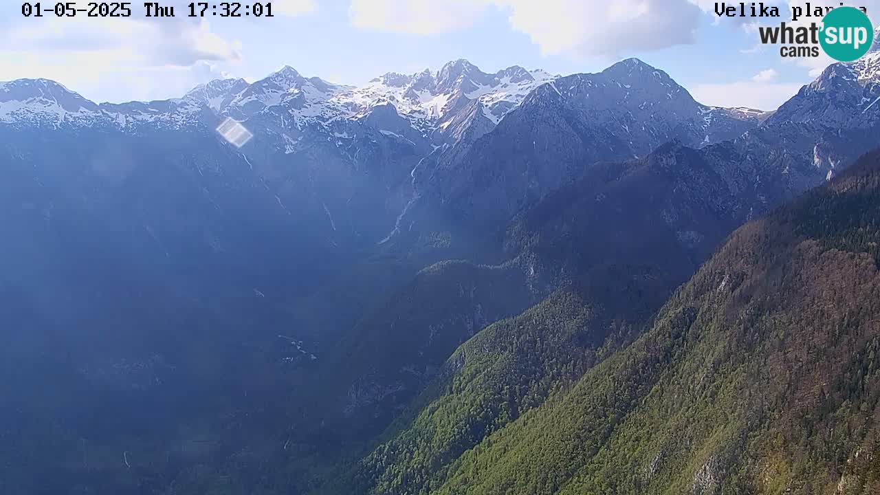 Dolina Kamniške Bistrice | Velika Planina web kamera
