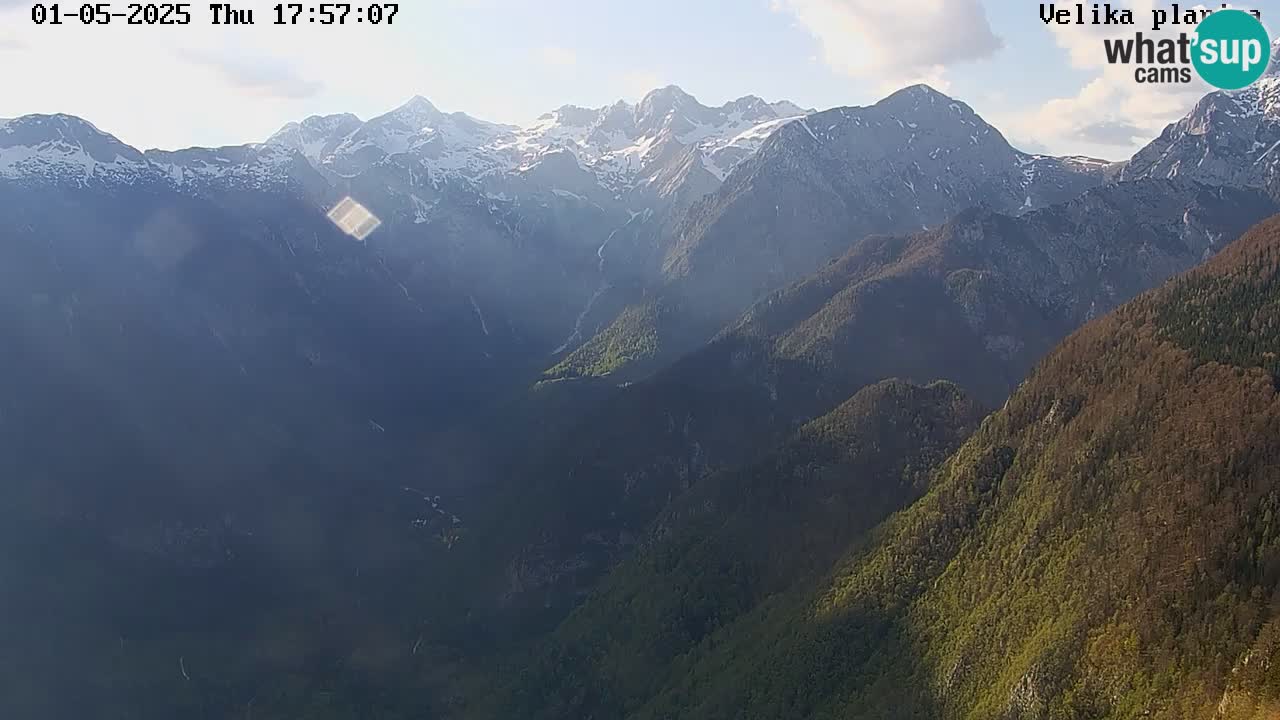 Dolina Kamniške Bistrice | Spletna kamera Velika Planina