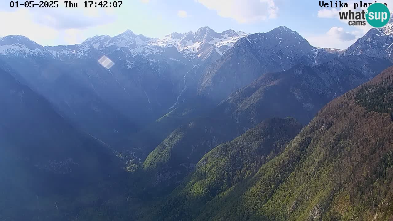 Dolina Kamniške Bistrice | Velika Planina web kamera