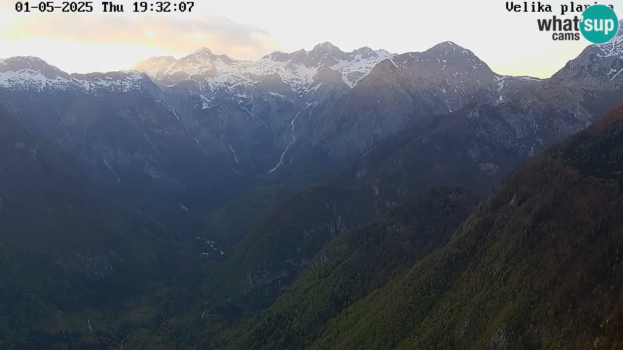Dolina Kamniške Bistrice | Velika Planina web kamera