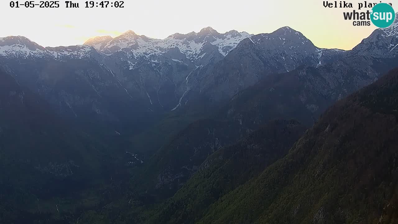 Valley Kamniške Bistrice | Webcam live Velika Planina