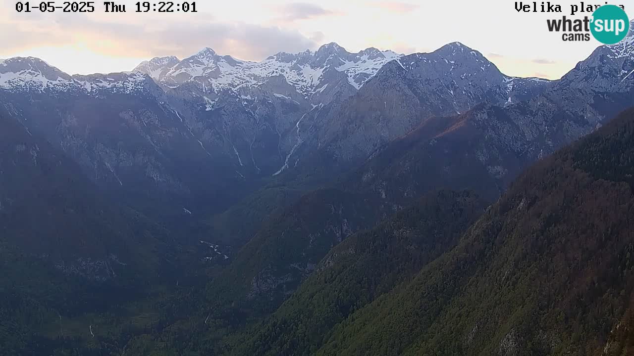 Vallée Kamniška Bistrica | webcam Velika Planina