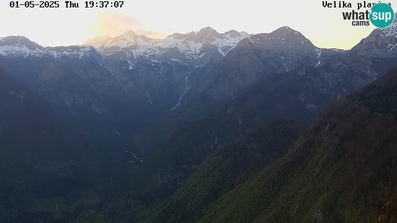 Dolina Kamniške Bistrice | Velika Planina web kamera