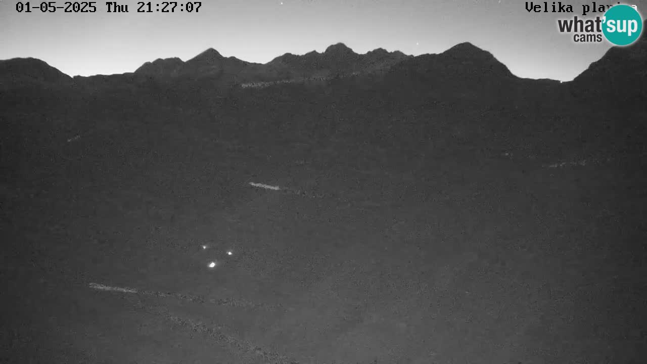 Valle Kamniška Bistrica | webcam Velika Planina