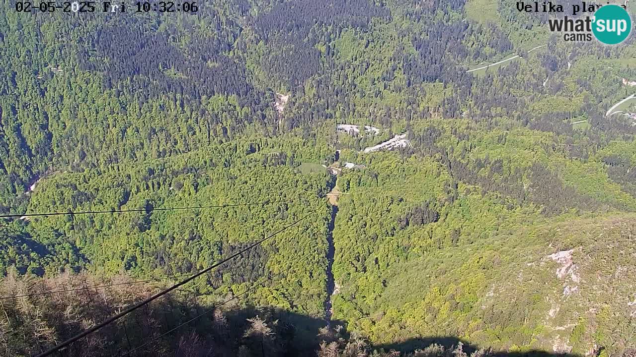 Valley Kamniške Bistrice | Webcam live Velika Planina