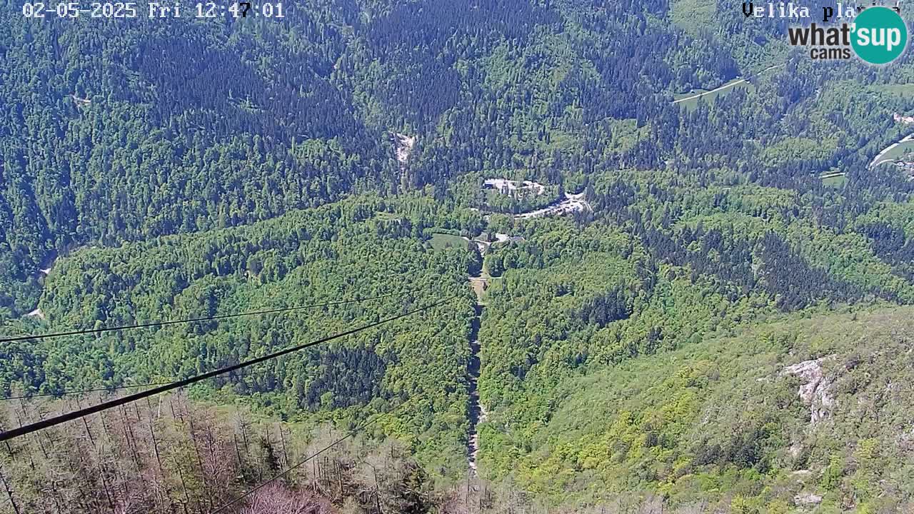 Dolina Kamniške Bistrice | Velika Planina web kamera