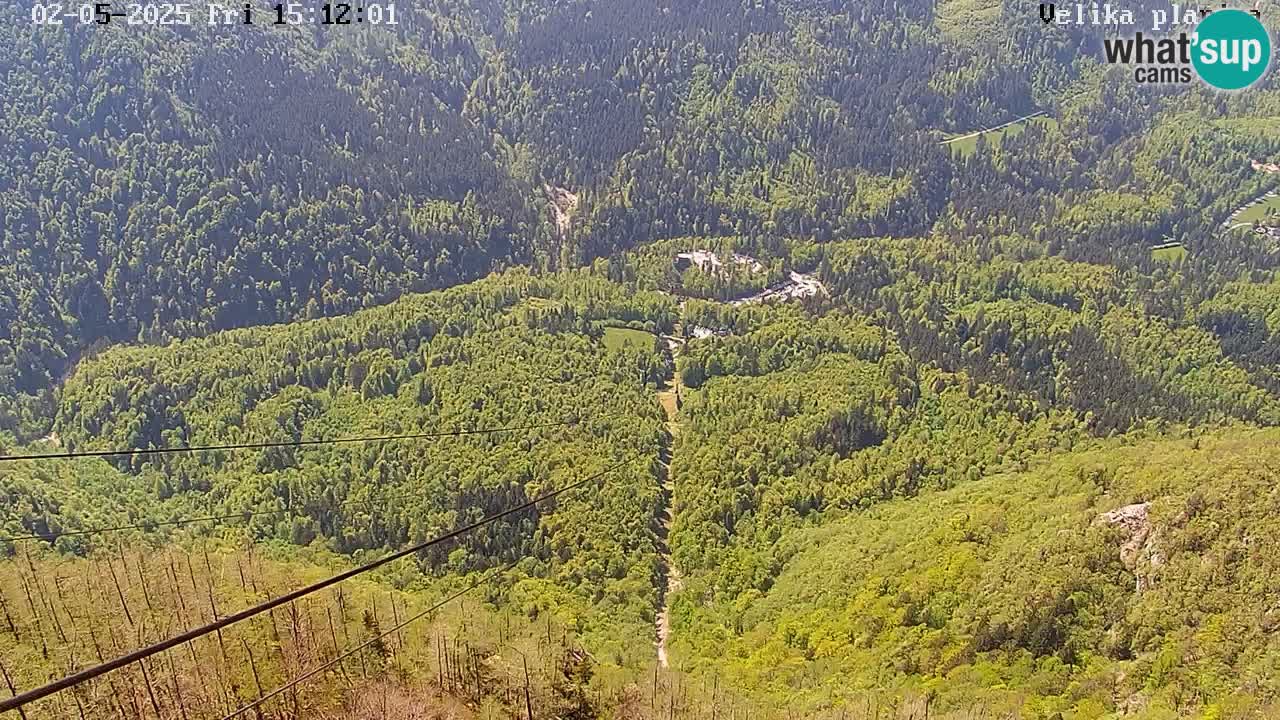 Valle Kamniška Bistrica | Webcam Velika Planina