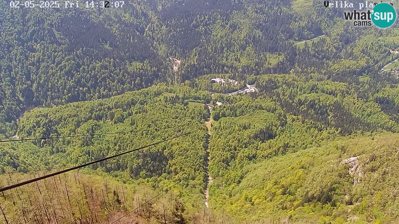 Dolina Kamniške Bistrice | Velika Planina web kamera