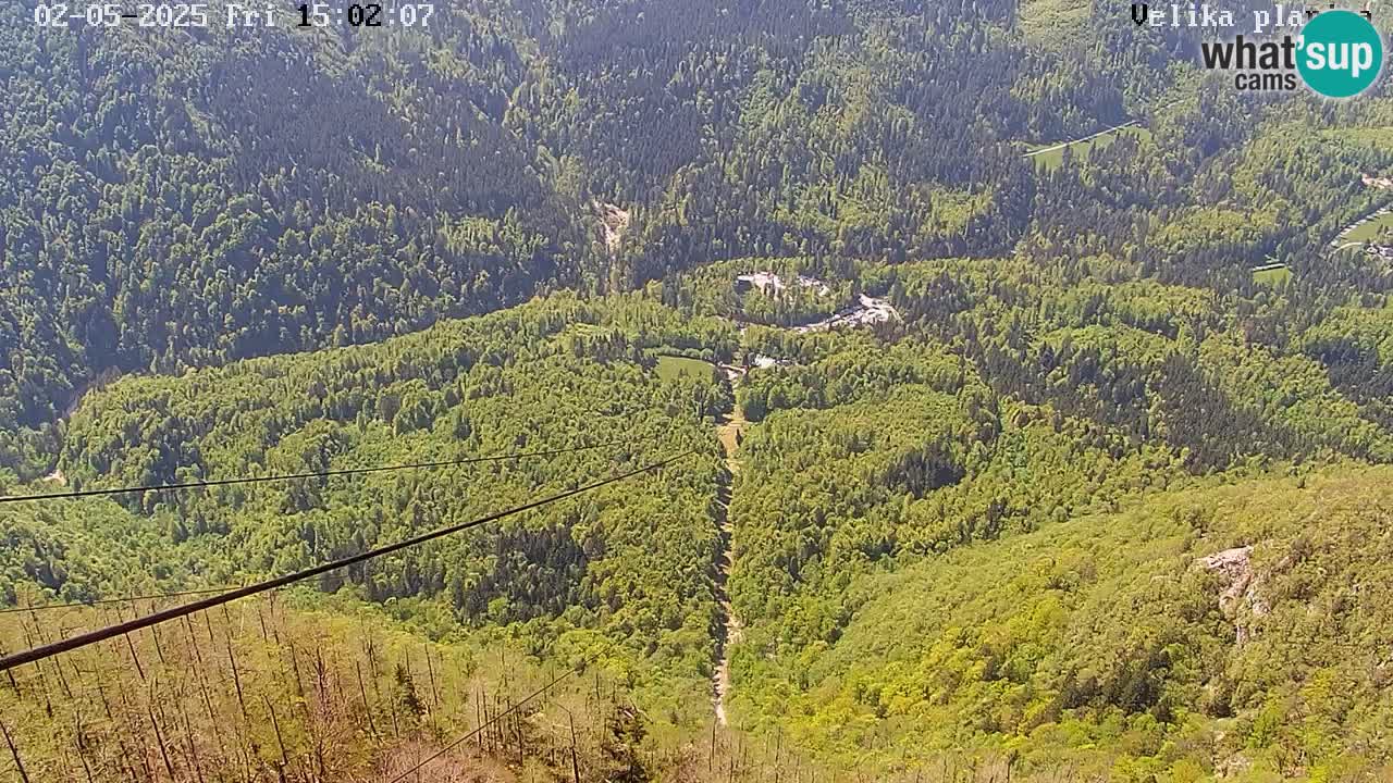 Valley Kamniške Bistrice | Webcam live Velika Planina