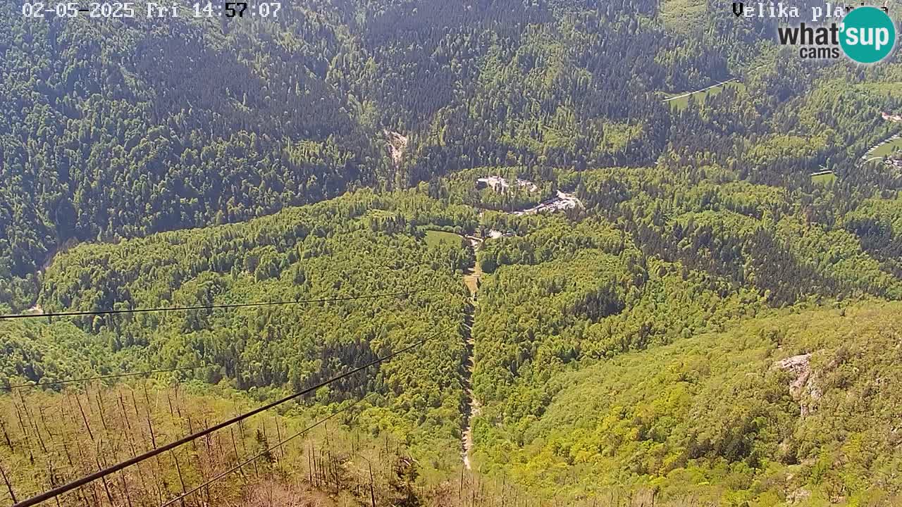 Valley Kamniške Bistrice | Webcam live Velika Planina