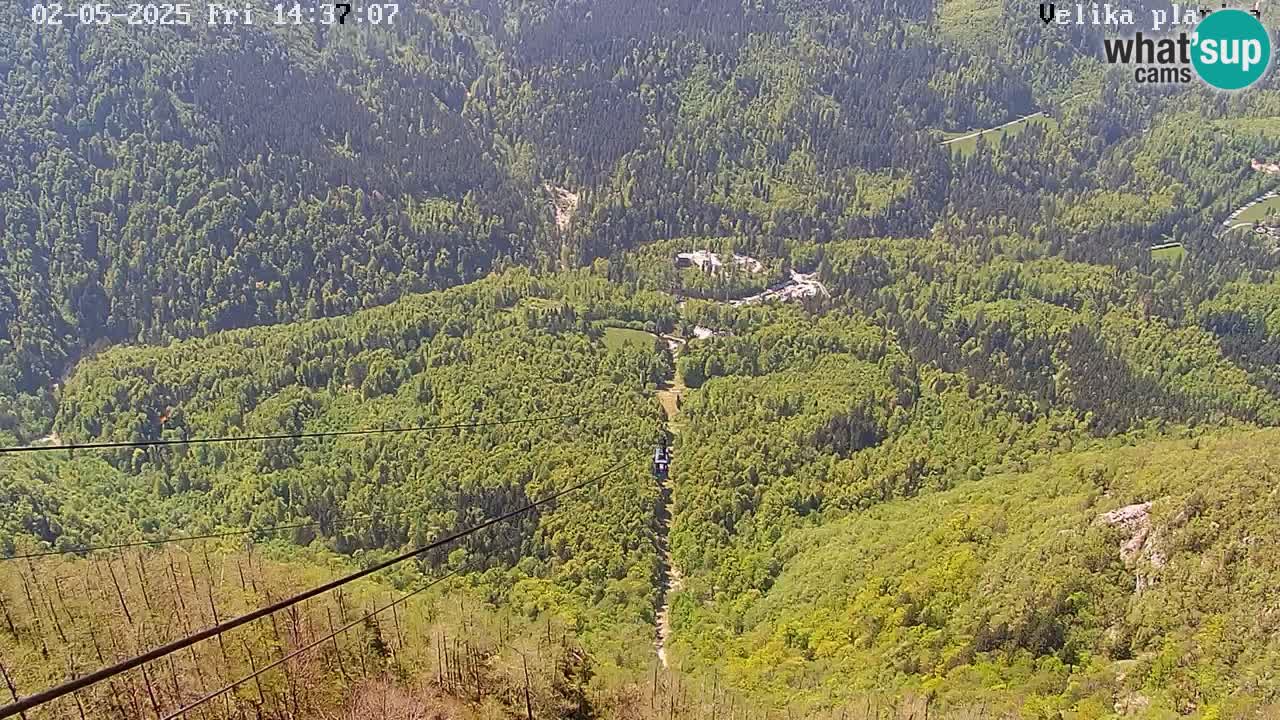 Valley Kamniške Bistrice | Webcam live Velika Planina