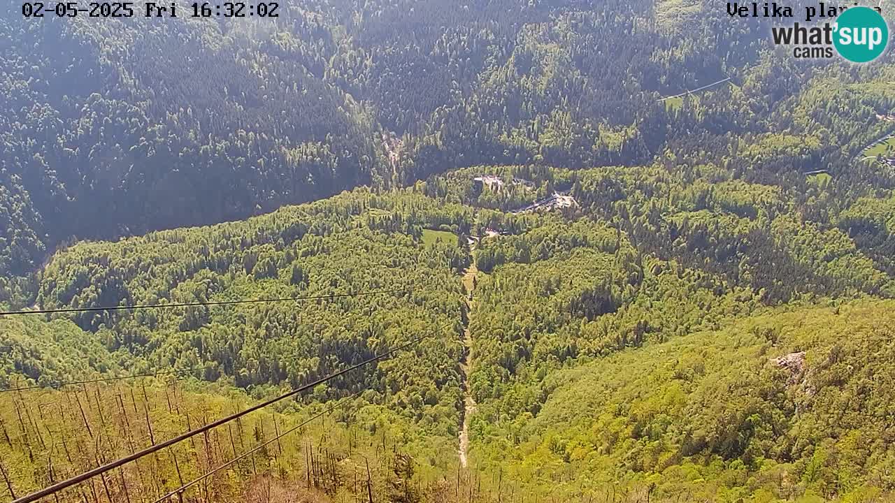 Dolina Kamniške Bistrice | Spletna kamera Velika Planina