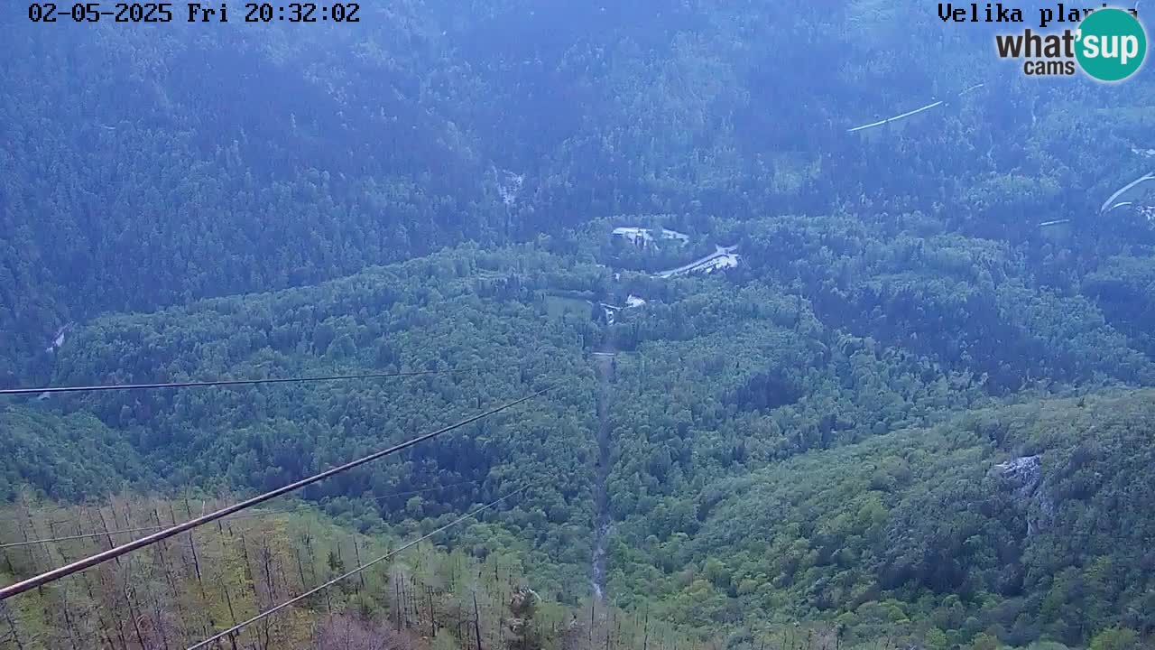 Valle Kamniška Bistrica | webcam Velika Planina