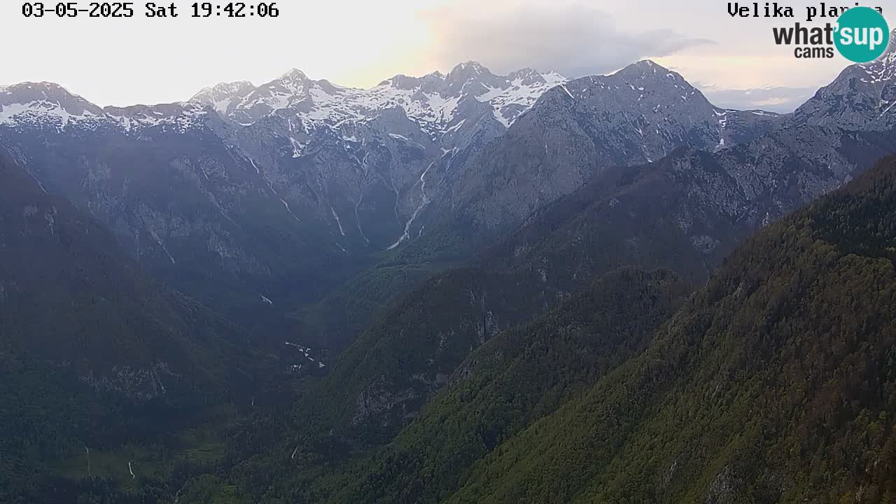 Valley Kamniške Bistrice | Webcam live Velika Planina