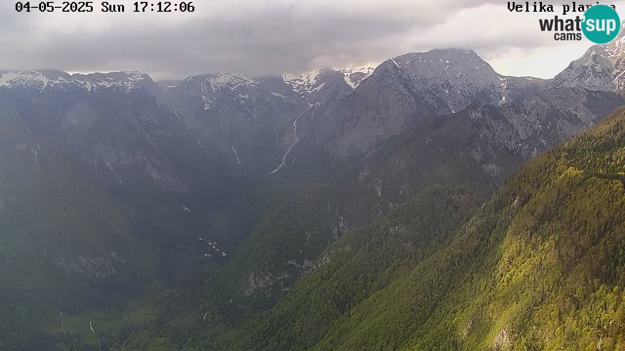 Dolina Kamniške Bistrice | Spletna kamera Velika Planina